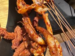 香辣鱿鱼须-烤匠麻辣烤鱼(时代广场店)