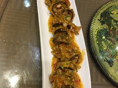 蓑衣茄子-刘胖子家常菜·蹄花焖藕(中南店)
