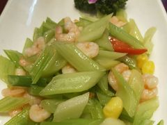 西芹白果炒虾仁-小溪桥三号院子(华庄店)