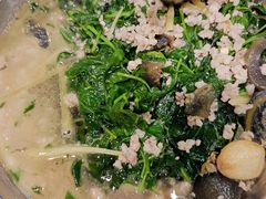 肉碎皮蛋枸杞叶-禄源公·老莞诚饭店