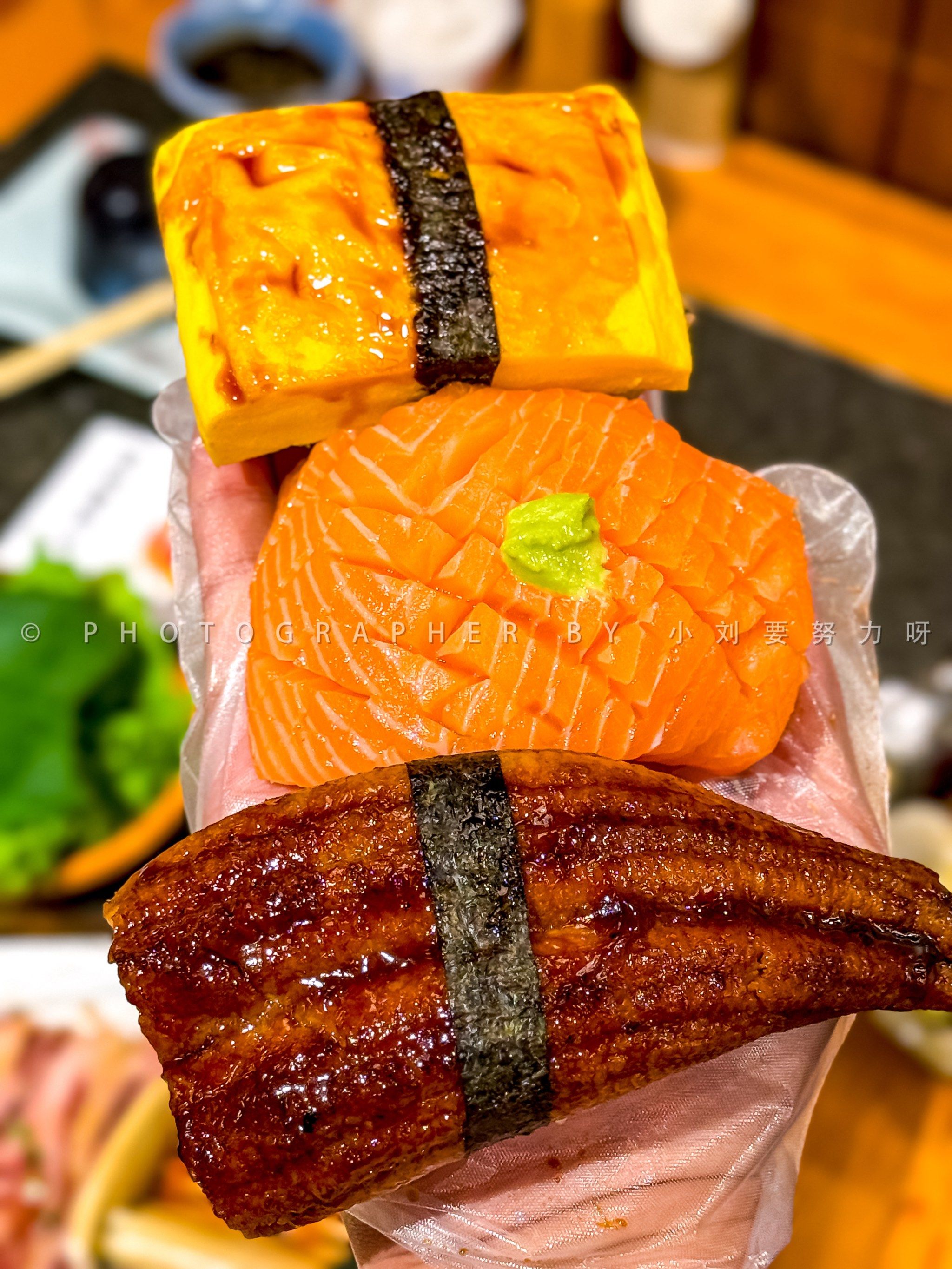 15年老牌烤肉店真的会呀!巨型寿司真的绝!