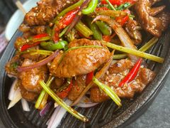 铁板大肉片-金掌勺东北菜(格兰晴天店)