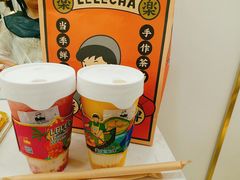 草莓酪酪-LELECHA乐乐茶(上海五角场万达广场店)