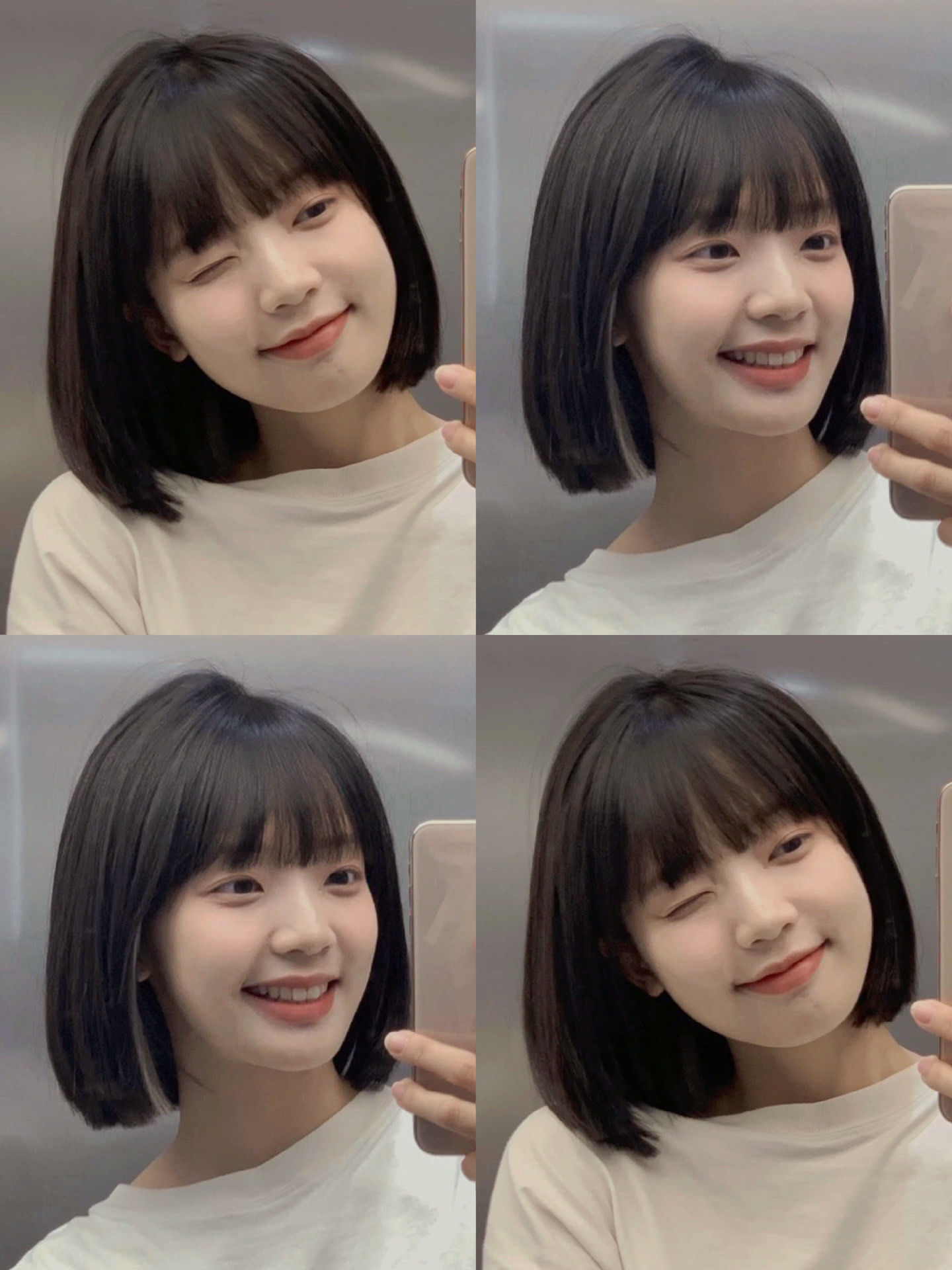 微胖肉肉脸女生剪完好看到跺脚的少女感短发