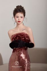 -桃子造型婚纱礼服(凤起广场店)