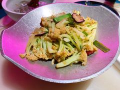 干锅丽水香菇花菜-探花·意境江南菜·唐伯虎文化体验店·松鼠桂鱼(观前店)