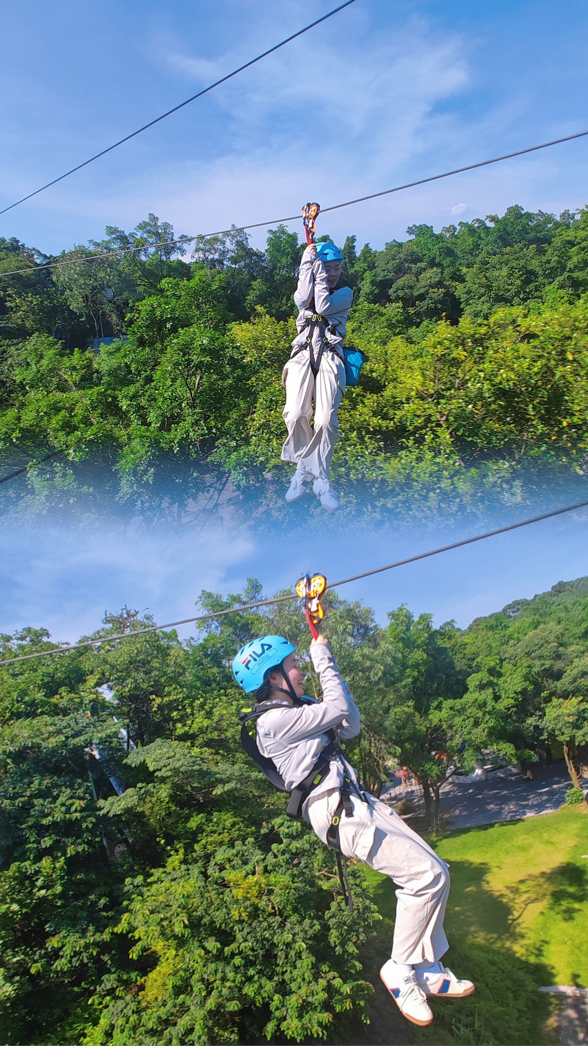 佛山还有这么好玩的丛林高空飞索