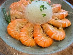 粉丝焗活虾-吕氏焗小鲜•花园餐厅(八大关店)