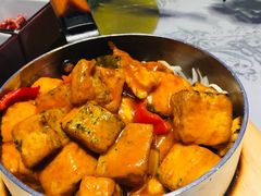 松菠海皇豆腐-佳兰雅序融合菜(高新店)