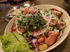 三文鱼沙拉-机器人火炉披萨