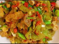 莴笋皮炒肉-小湘旺臭鳜鱼(百子湾店)