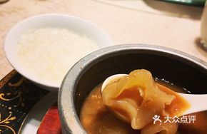 Braised Abalone Sauce with Gelatin Rice