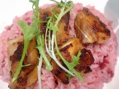 烤鸡排甜菜根烩饭-菲滋意式休闲餐厅(北仑银泰城店)