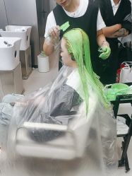 -三原色染发巴黎画染潮色漂色