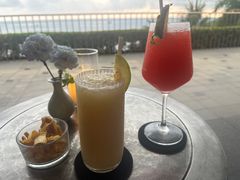 -日落吧·海景咖啡厅·餐酒吧·鸡尾酒·下午茶·乐队表演·浪漫夕阳·三亚文华东方酒店