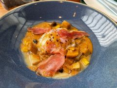 菌菇温泉蛋配火腿丁-Laures·月桂西班牙碳烤餐厅(十尚坊店)