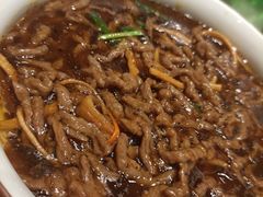 馓子牛肉丝-刘胖子家常菜·蹄花焖藕(兴业店)