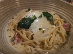 奶油培根半熟蛋意面-EN SPACE恩空间