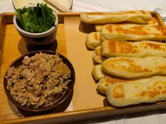 虾酱卷子-渔民船说·北塘海鲜·天津菜·海肠捞饭(北塘古镇店)