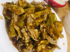 茄子炒羊肉-壹鲜瓦房店羊汤