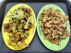 青椒炒面筋-清华大学-观畴园餐厅