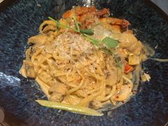 芝士蘑菇鲜虾意大利面-BE BRIGHT KITCHEN(正佳广场店)