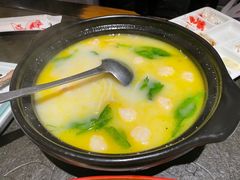 虾滑山菌汤-北平盛世·新京菜·北京烤鸭(劲松·双井店)