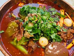 牛油锅底-成都你六姐·牛肉冒菜·麻辣香锅(长泰广场店)