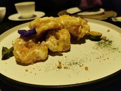 青芥末沙拉脆打虾球-万丽轩·粤菜(王府井金茂万丽酒店)