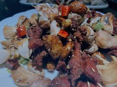 烤蒜爆酥肉-天添纸包鸡家常菜