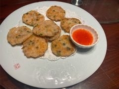 莲藕酿煎虾饼-聚缘堂·海鲜私房菜(松岭路店)