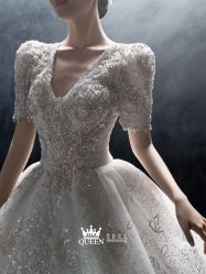 点击看大图 -艾拉·女王婚纱礼服馆
