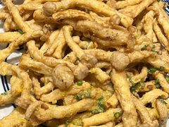 黄金酱焗白玉菇-頂好酒家·经典粤菜(海信广场店)