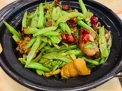 砂煲四季豆-李师傅脆肚(梅林店)