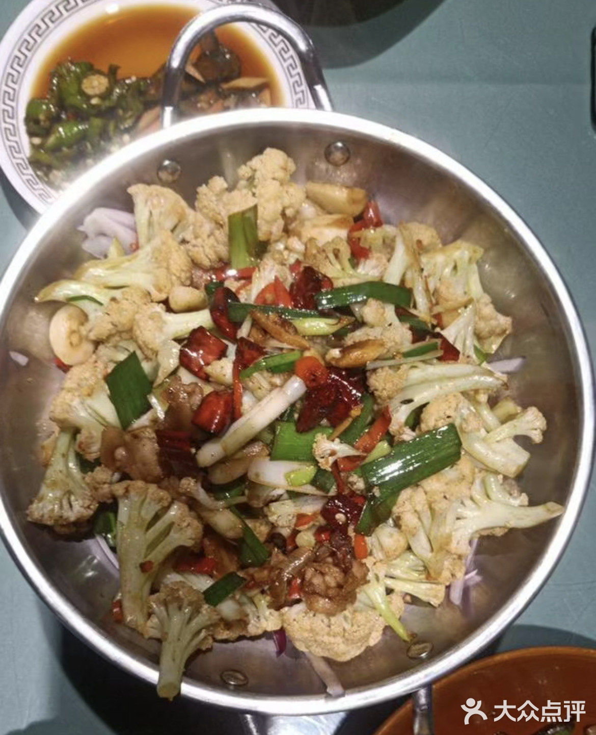 干锅菜花，每次吃都要来一个大份儿量的