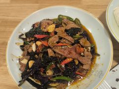 血皮菜炒猪肝-冯记豆花店(健翔桥店)