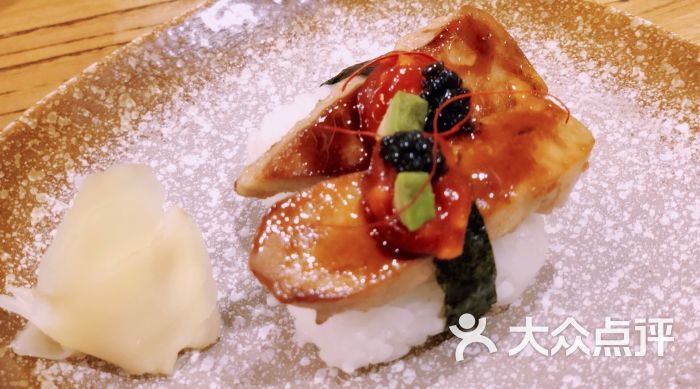 町之户料理(恒一广场店)鹅肝寿司卷图片 - 第3张