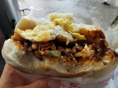 蛋菜夹馍-老马家马蓉蛋菜夹馍·腊牛肉夹馍(回民街店)