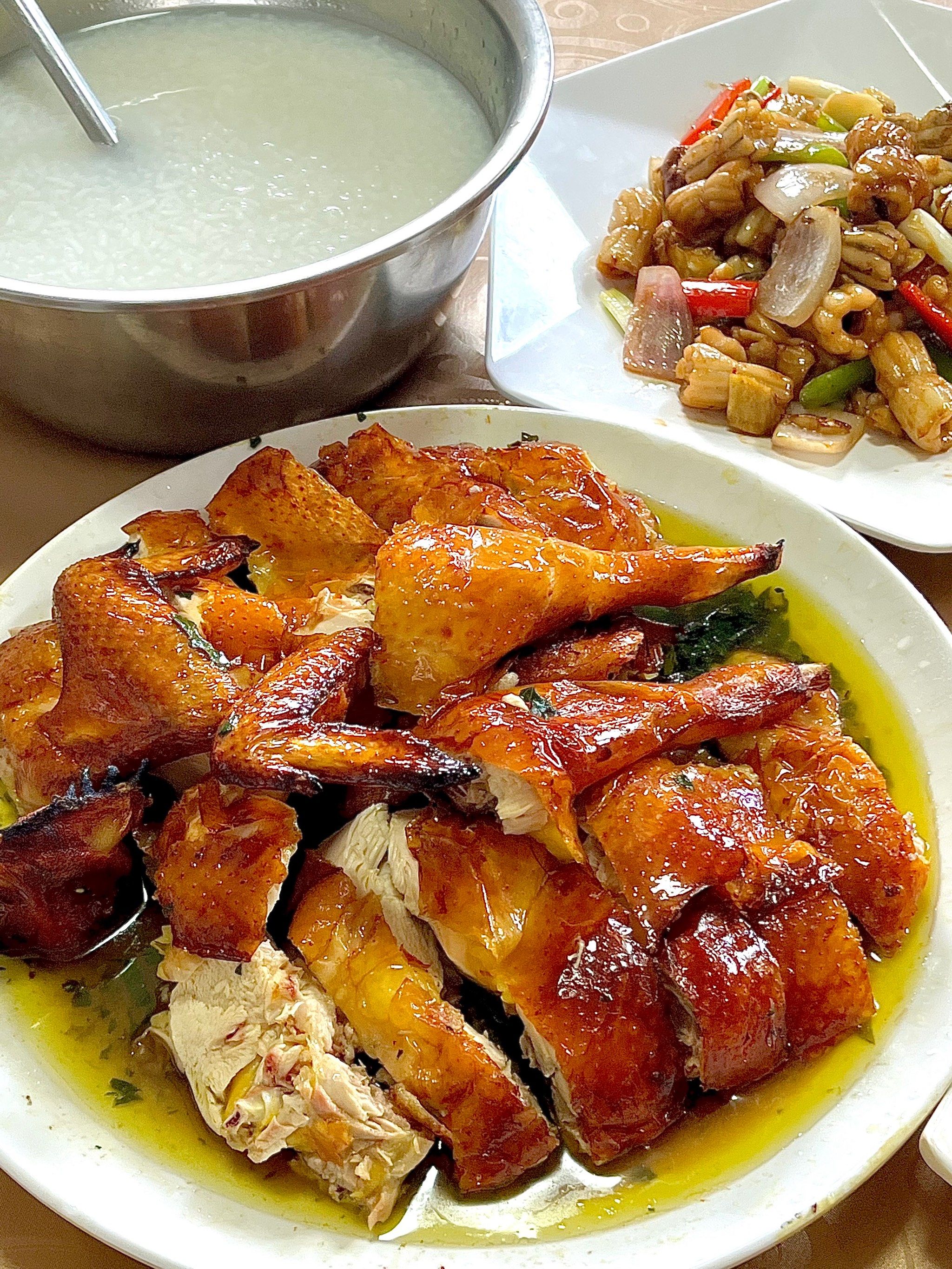 农庄美食7515超好吃超划算的薄荷烤鸡[色][色][色]