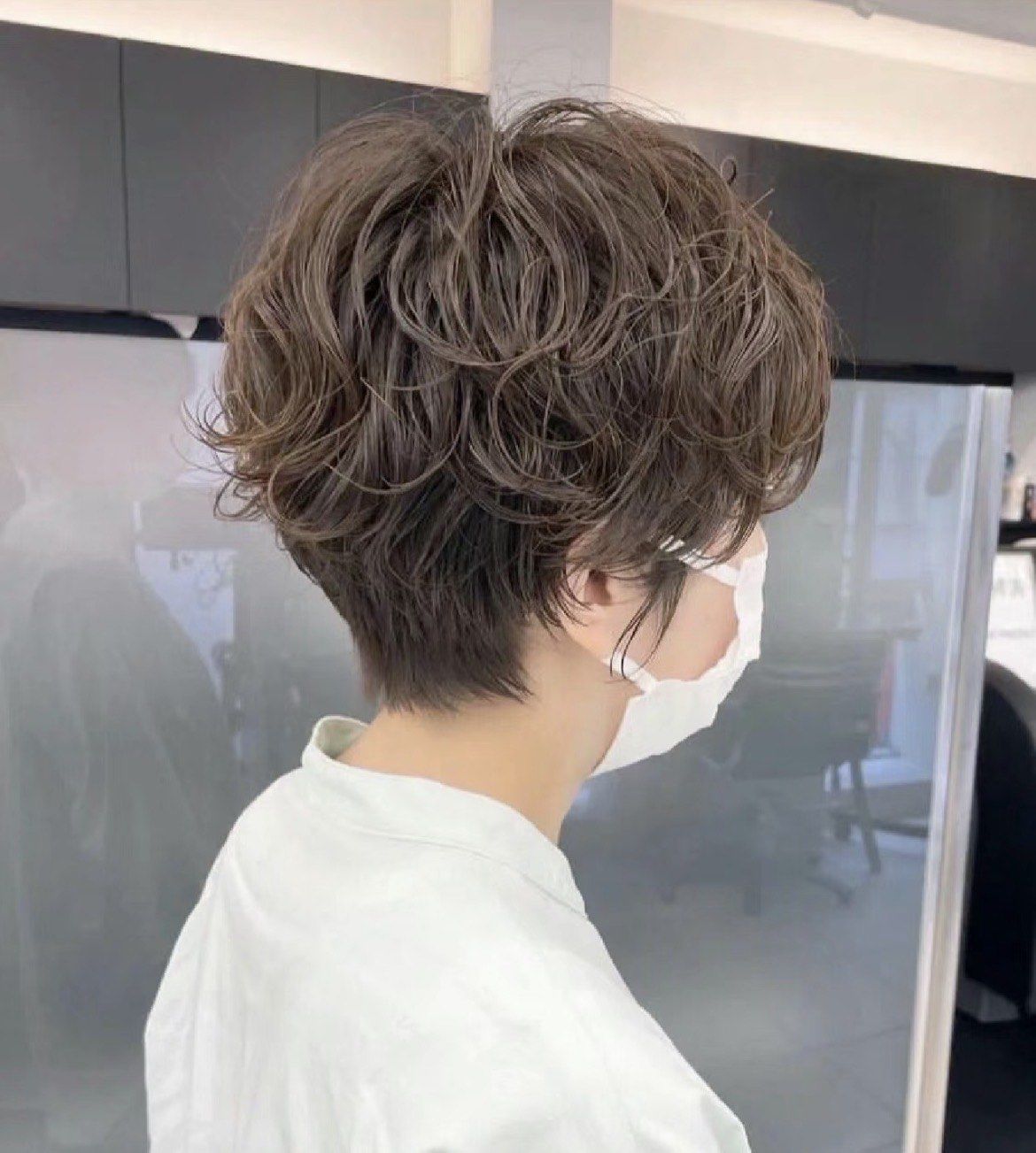 女士超短发烫发日系短发烫发一定要剪的一款短发