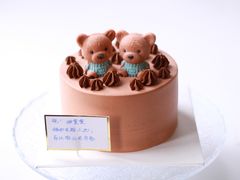 -咖咖熊蛋糕定制·英国蓝风车动物性淡奶油