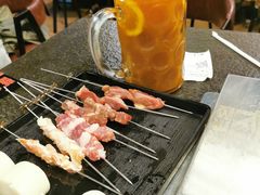 -長壹旋转烤吧 农家鸡火锅