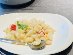 虾仁马蹄鸡头米-吴越荣记·苏州菜·松鼠桂鱼(斜塘老街店)