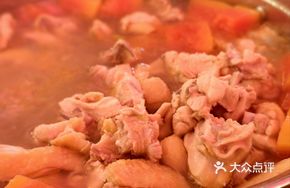 Half Chicken Stewed with Mountain Spring Water and Papaya