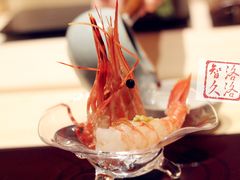 牡丹虾配金箔-鮨心和(外滩店)