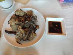 茶树菇无花果瘦肉汤的汤渣-利苑酒家(合景国际金融广场店)