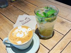 桂花拿铁-新沙洞咖啡(泉乐坊店)