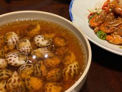 古越陈酿煮花螺-杭州西子湖四季酒店·金沙厅