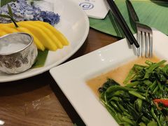 秘制虾酱炒空心菜-帕蓝·暹罗料理(曲阳店)