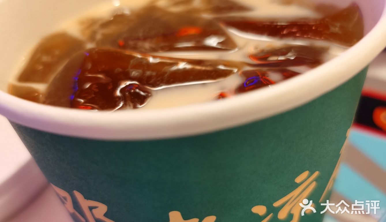点了最近推荐比较多的桂花茶冻